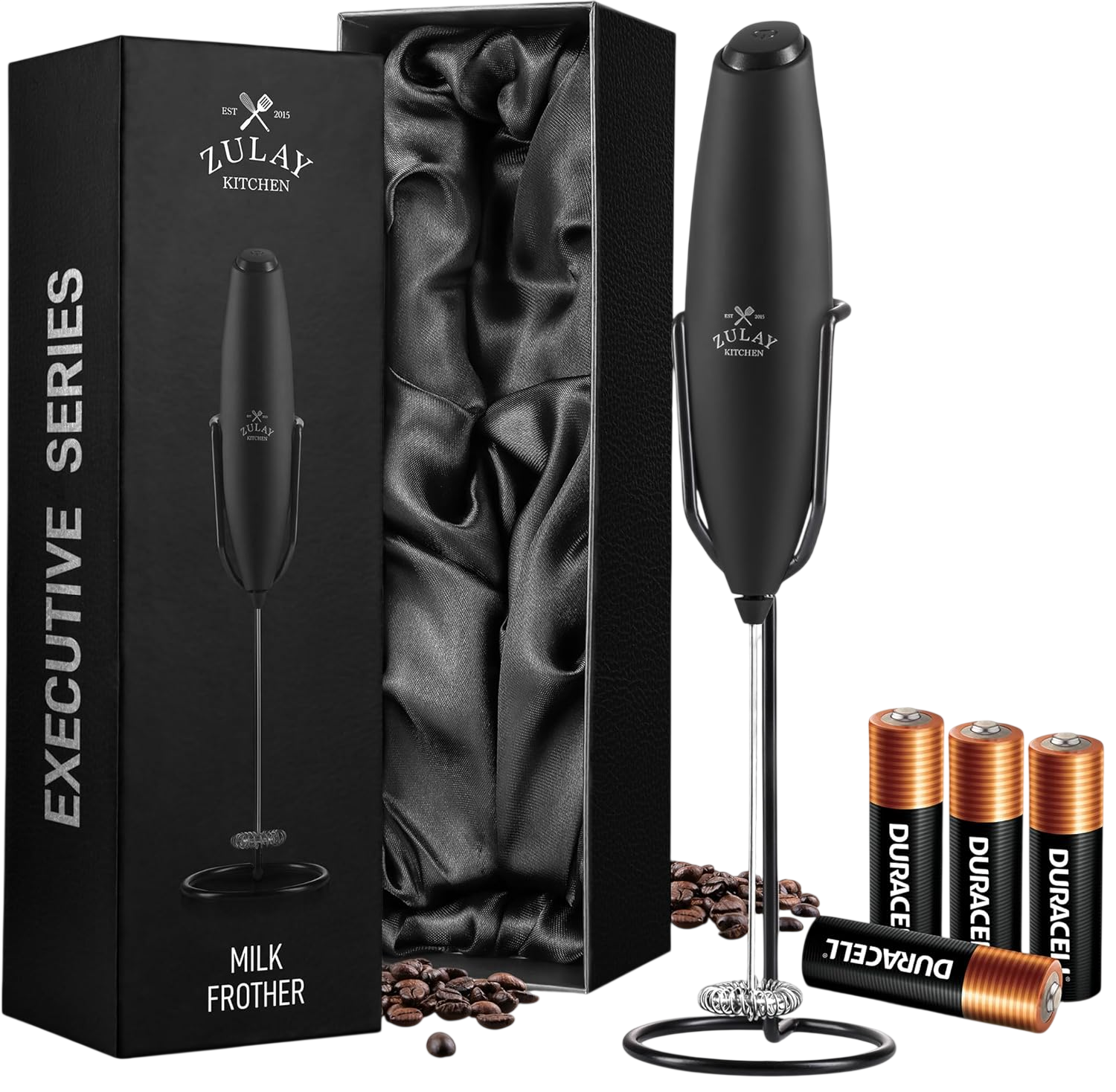Zulay Kitchen Executive Series Milk Frother Wand